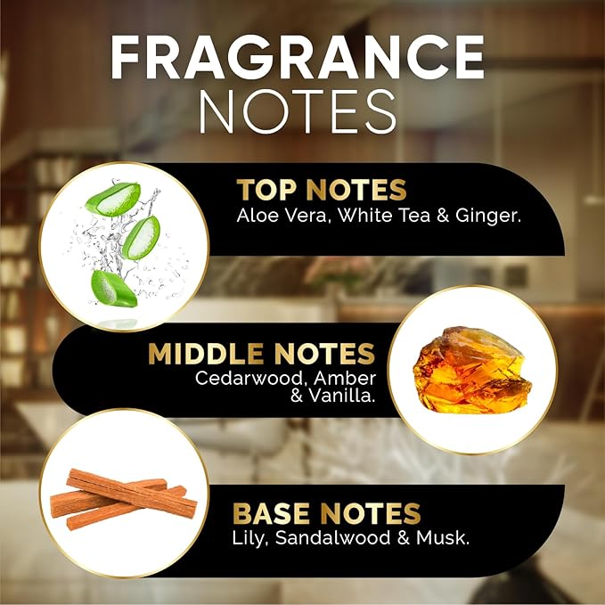 Luxury Hotel Fragrances - Hotel Fragrance Oil - Diffuser Oil Blends for Aromatherapy (Sanctuary Suite) 4.05 Fl Oz (120ml) - Bloomnest