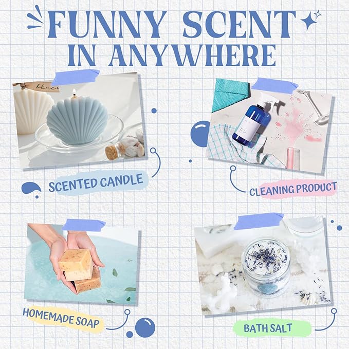 SALUBRITO Clean Fragrance Oils Set, Premium Essential Oils Set for Diffuser, Candle, Soap Making, Fresh Cotton, Clean Home, Fresh Linen, Soft Powder, Blossom Soap, Mint, Strong Scented Oils - Bloomnest
