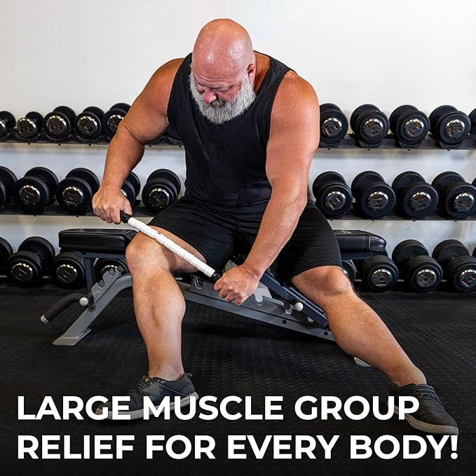 The Original Massage Stick - Self Myofasical Release Muscle Roller Stick - 24" Stiff Stick