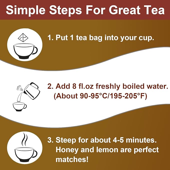 FullChea - Mullein Leaf Tea Bags, 20 Teabags, 3g/bag For Lungs - Non-GMO - Caffeine-free - Natural Healthy Herbal Tea - Bloomnest