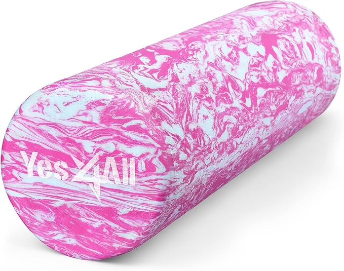 Yes4All EVA Firm Foam Roller for Back - Round Back Roller for Exercise, Yoga & Pilates 12/18/24/36 inch - Bloomnest