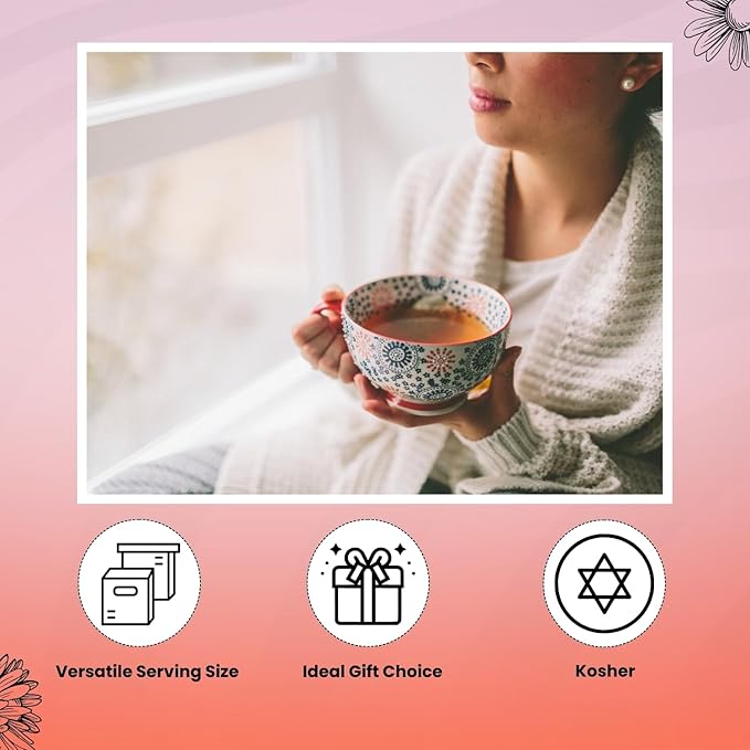 Ceremonie Tea Herbal Variety Pack - Kosher Set - Assorted Sampler With 12 Individually Wrapped Silky Mesh Herbal Bags - Single Serve Pouches - Bloomnest