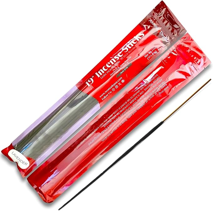 Aroma Depot 19'' Nag Champa Most Exotic Incense Sticks. One Bundle Approx 27 to 30 Sticks, Jumbo 19 inch Long, Natural 19'' Extra Large Incense Sticks. Burns for 3 to 4 Hours Each. Long Lasting AromaDepotInc