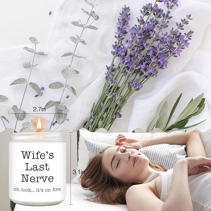 Homsolver Gifts for Wife from Husband, Wedding Birthday, Mothers Fathers Day,Christmas, Anniversary, Valentines, Romantic Scented Candles