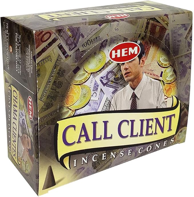 TRUMIRI Incense Cone Holder Bundle with Hem Call Clients Incense Cones - Pack of 12 (Approx 120 Cones)