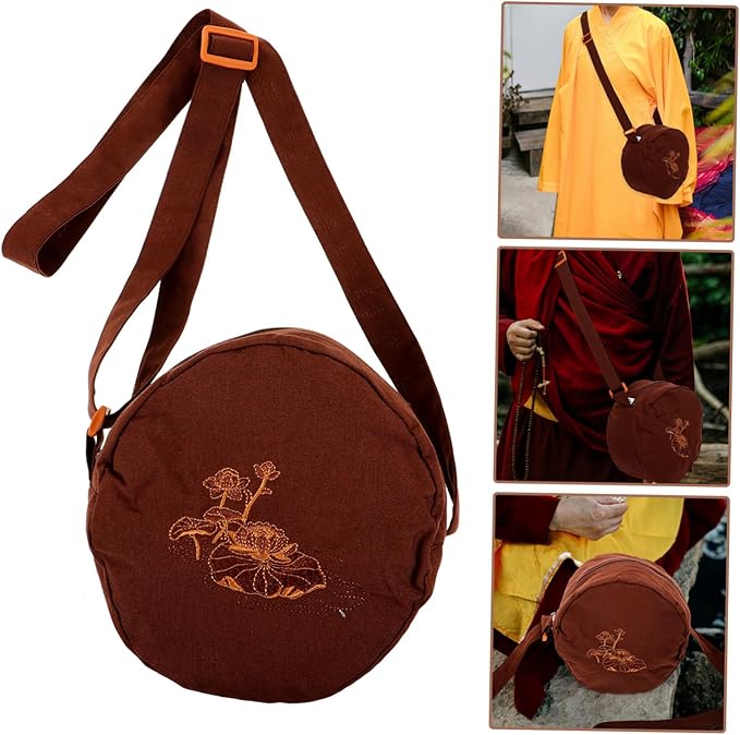 BESPORTBLE Portable Meditation Singing Bowl Bag Durable Storage Pouch for Tibetan Bowls Lightweight and Convenient for Travel Friends and Family - Bloomnest