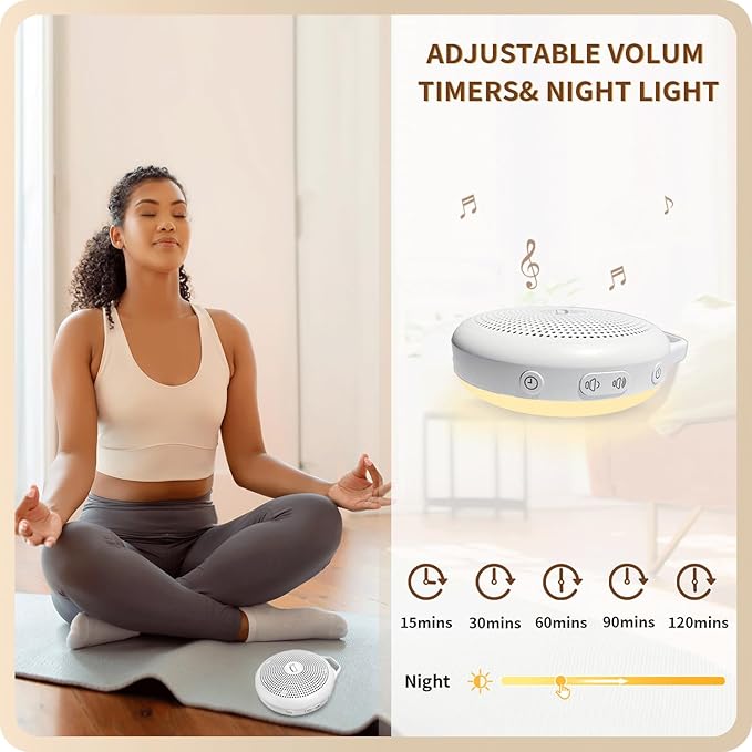 Portable Tibetan Singing Bowl Machine - Sound Bowl with Over 10 Meditation Noises, Crystal Healing, Chakra Healing, Spiritual Mindfulness and Sound Therapy, Yoga Gift Women/Men. - Bloomnest