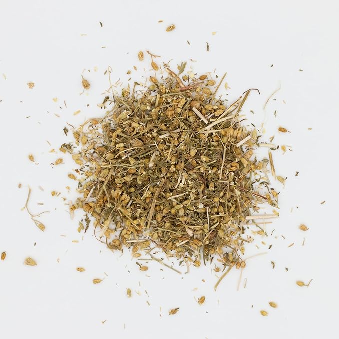 MagJo Naturals Yarrow Leaf & Flower, Dried, Cut and Sifted Achillea millefolium (4 oz) - Bloomnest