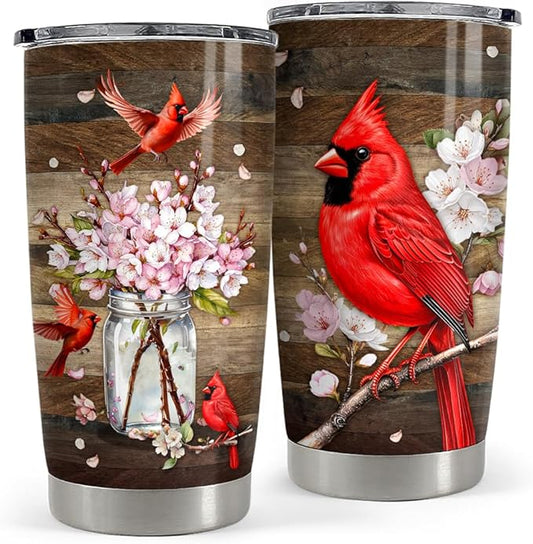 Cardinal Tumbler 20oz Stainless Steel Insulated Travel Mug Cup for Women Girls Gifts for Birthday Christmas - Bloomnest