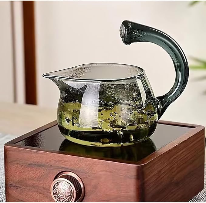 Semi Automatic Tea Set, Lazy Kungfu Tea Set, Lazy Kung Fu Drip Teapot, Magnetic Tea Pot With Magnetic Ball, Heat Resistant Gongfu Glass Teapot Set, Gift For Fathers Day, Thanksgiving Birthdays - Bloomnest