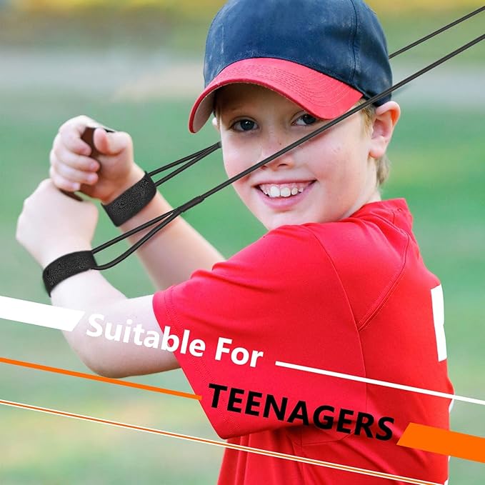 Zomiboo Baseball Bands Sports Resistance Exercise Bands Arm Strength Training Softball Baseball Pitching Training Workout Equipment for Youth Adult - Bloomnest