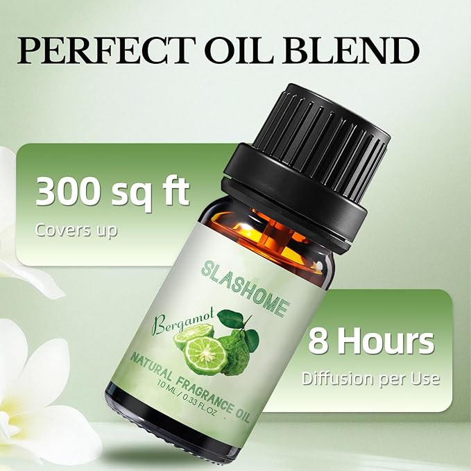 Fresh Essential Oils Set – 8 Pcs Uplifting Aromatherapy Oils for Diffuser | Purifying Scents for Home,Fragrance Oil for Candle, Aromatherapy Gift Set | Lemon, Peppermint, Rosemary, Eucalyptus & More - Bloomnest