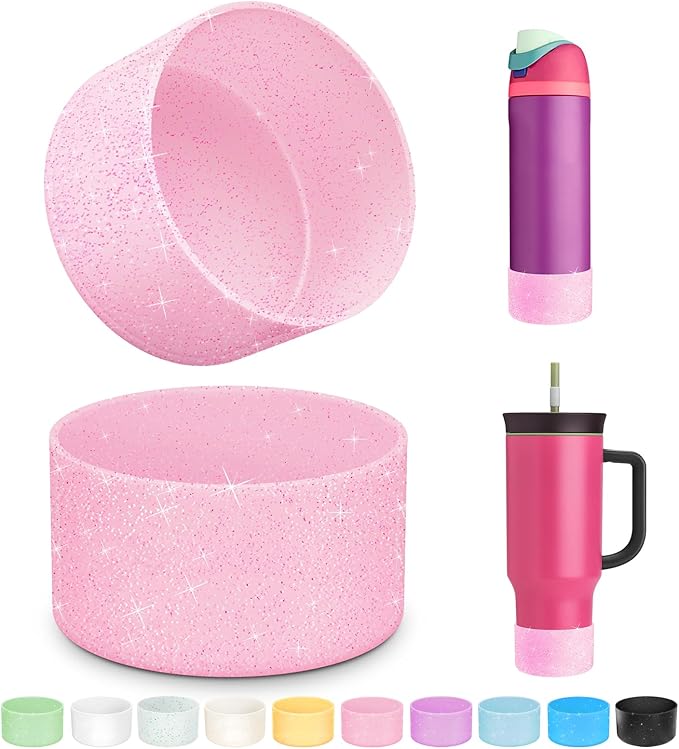 Silicone Boot for Owala Water Bottle 24 oz 32 oz 40 oz, Anti-Slip Protective Sleeve for FreeSip/Twist/Flip Stainless Steel Water Bottles Accessories BEONSKY