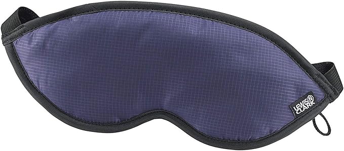 Lewis N. Clark Comfort Eye Mask + Sleep Aid to Block Light for Travel, Airplane, Hotel, Airport, Insomnia + Headache Relief with Adjustable Straps, Blue - Bloomnest