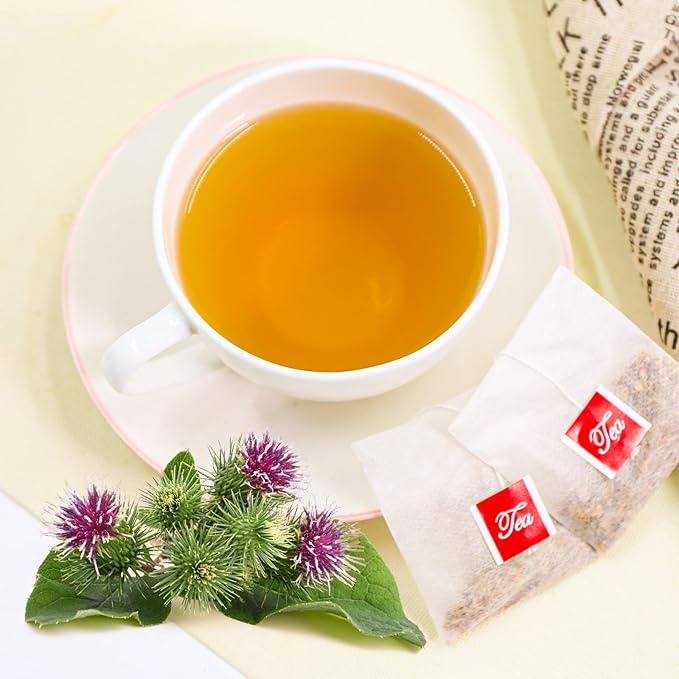 TEARELAE - Burdock Root Tea - 2.5g x 50 Count Burdock Root Tea Bags - Premium Natural Burdock Root - Premium Arctium Lappa Herbal Tea - Caffeine-Free, Non-GMO - Bloomnest