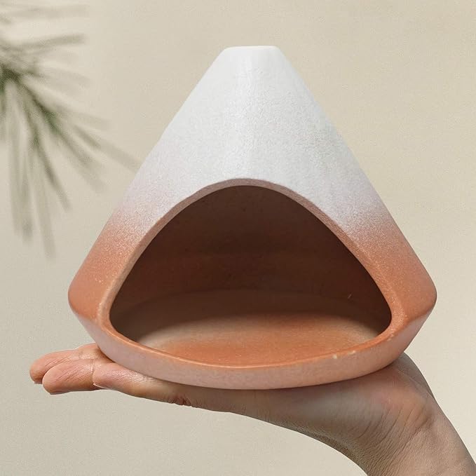 Palo Santo Holder Burner, Modern Incense Burner for Sage, Palo Santo Sticks and Cones Burning, Meditation and Energy Cleansing Aromatic Home Decor,Meditation Gifts（Matte Pink） Bloomnest
