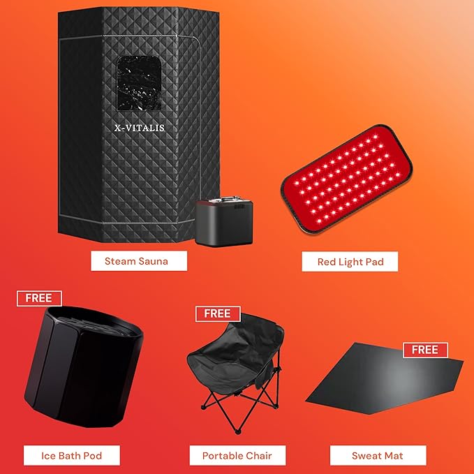 Portable Steam Sauna Tent for Home 3L Infrared Sauna for Indoor, Outdoor, Gym, Spa Bloomnest