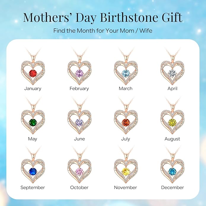18K Rose Gold Necklaces for Women Birthday Gifts for Women Jewelry for Women Birthday Gifts for Wife Girlfriend Daughter Wife Birthday Gifts for Anniversary Mothers Day Christmas Valentines Gifts - Bloomnest