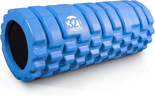 321 STRONG Foam Roller - Medium Density Deep Tissue Massager for Muscle Massage and Myofascial Trigger Point Release, with 4K eBook