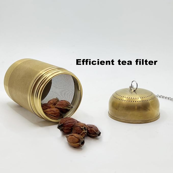 316 Stainless Steel Ion-Plated Fruit Infuser Insert &Tea Infuser for Loose Leaf,Compatible with Stanley,Hydro Flask,Iron Flask, Takeya,ThermoFlask，Reusable Filter for Herbs, Lemon, Cucumber - Bloomnest