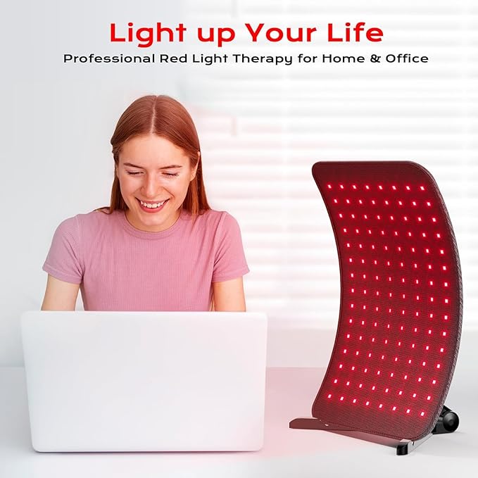 Red Light Therapy, 2 in 1 Red Light Therapy for Face and Body, 660nm and 850nm Infrared Light Therapy, Red Light Panel at Home for Pain, Skin, Back, Leg, Waist, Joints, Muscles KEHURedLightTherapySpecial