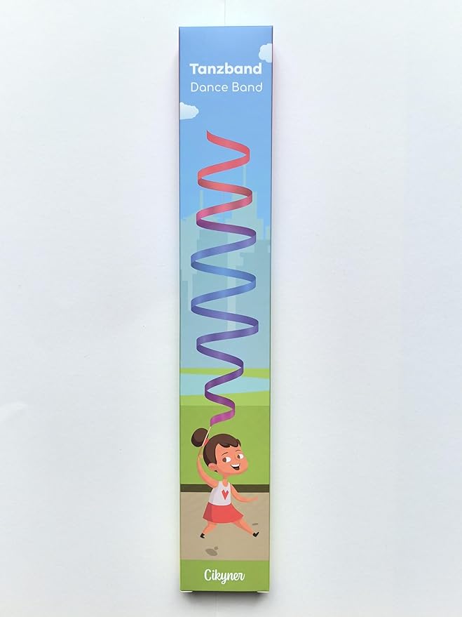 Cikyner Gymnastics Ribbon, 2 Pack Colorful Gymnastics Band with Stick, Dance Band Children Rainbow Band for School and Home Game, Ideal for Girls on Children's Birthday Party or Christmas - Bloomnest