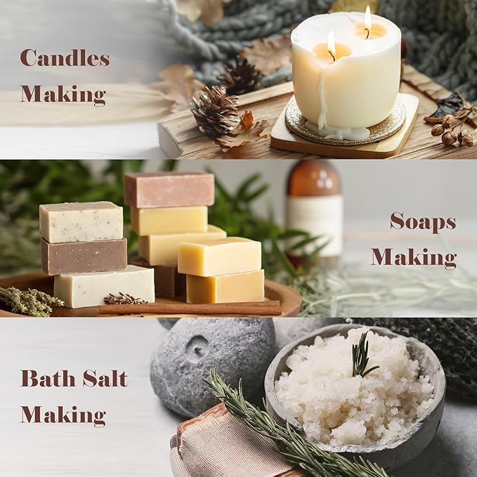 AmaKane Hotel Diffuser Oils, Hotel Scent Essential Oil, Fragrance Oil for Candle Making, Soap Scents for Making Soap, Aromatherapy Oils 6x10ml, Luxury Night, White Tea& Thyme, Jasmine& Sandal, More - Bloomnest