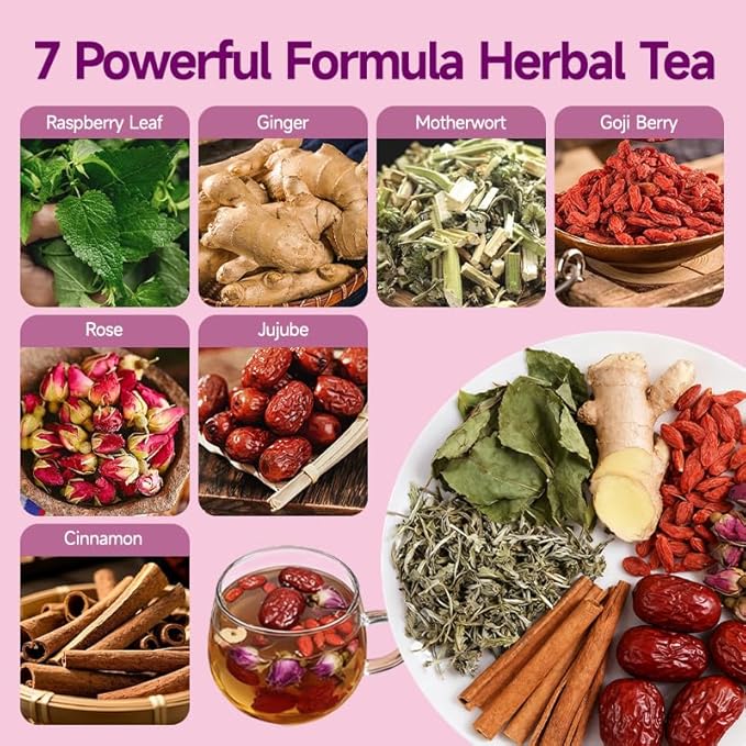 Red Date Rose Goji Flower Tea Combination Flower tea, fruit tea, ladies' tea beverage and fruit tea cold and hot tea bag - Bloomnest
