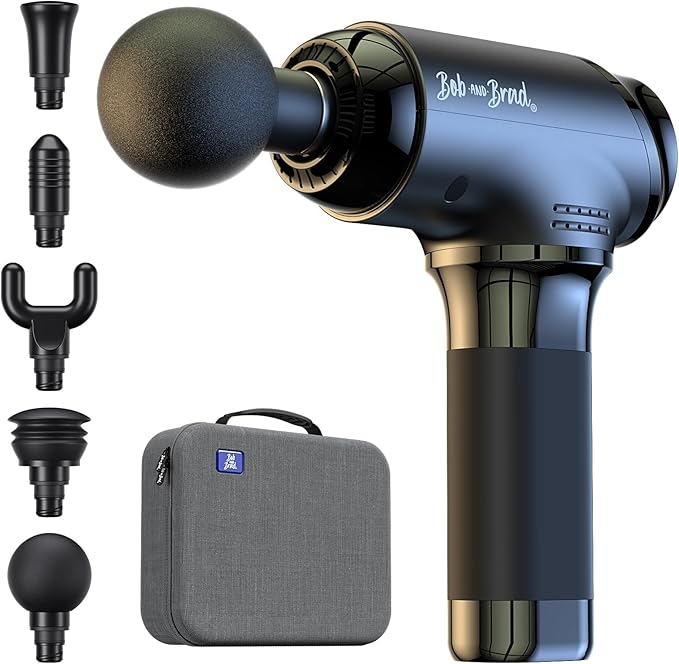 BOB AND BRAD T2 Massage Gun, Deep Tissue Percussion Muscle Massage Gun for Back and Neck, Upgraded 4000 mah Battery, Handheld Electric Back Massager for Athletes Pain Relief - Bloomnest