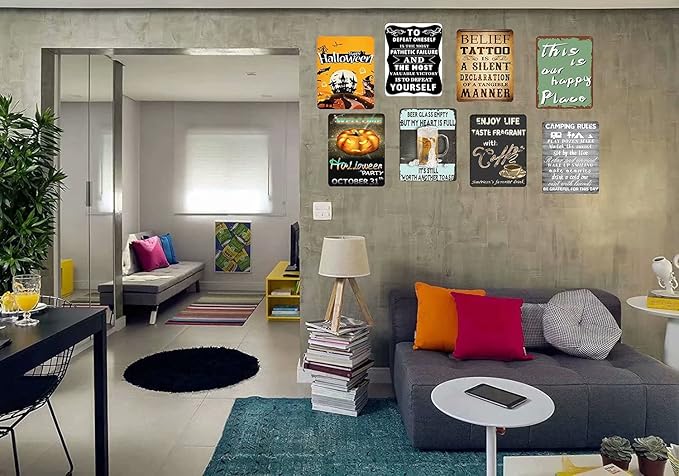 Fishing Tackle Knowledge Metal Tin Sign,Bar Cafe Farm Metal Poster Board Interesting Room Aesthetic Decoration 8X12 Inches - Bloomnest
