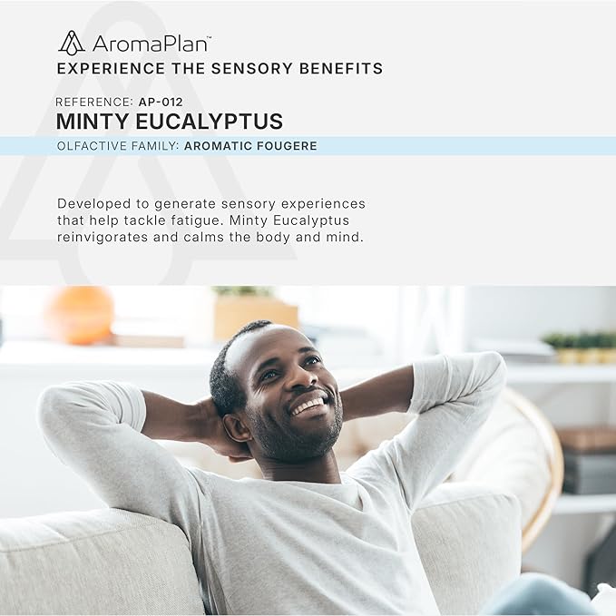AromaPlan Hotel Scents Minty Eucalyptus 5 Fl Oz (148ml), Home Luxury Aroma & Hotel Fragrance Diffuser Oil- Hotel Diffuser Oil for Aromatherapy- USA Made, Bigger Bottle, Bolder Aroma & Longer Lasting - Bloomnest