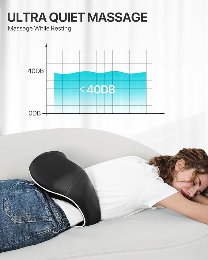 ALLJOY Neck Massager for Pain Relief Deep Tissue with Heat, 3D Kneading Shiatsu Neck and Back Massager for Shoulder Full Body Home Office Car Use, Christmas Gifts for Dad Men Mom Women - Bloomnest