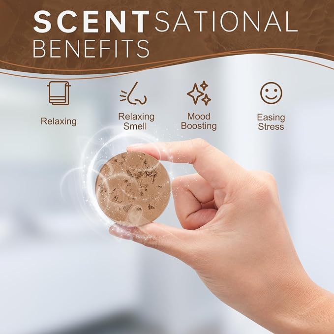 Aromatherapy Shower Steamers Birthday Day Gifts Sandalwood - Swcandy 8 Pcs Bath Bombs Birthday Gifts for Women, Shower Bombs with Essential Oils, Relaxation Home SPA for Women Who Has Everything - Bloomnest