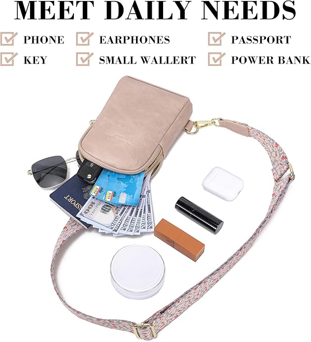 INICAT Small Sling Bag for Women Everyday & Travel Crossbody Bags Lightweight Cross Body Purses Vegan Leather - Bloomnest