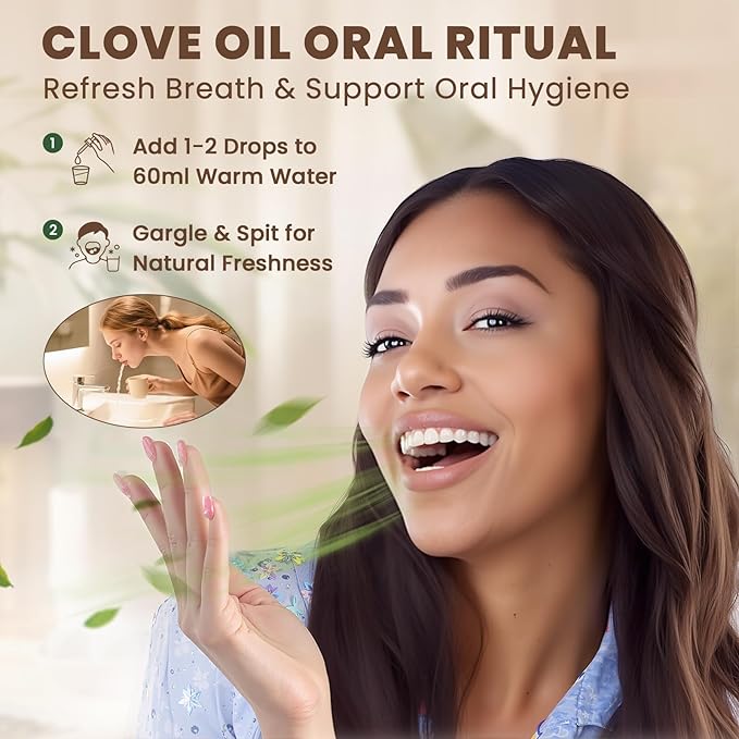 HIQILI 16 Fl Oz Clove Essential Oil, Pure Natural for Hair, Diffuser, Aromatherapy - 500ML - Bloomnest