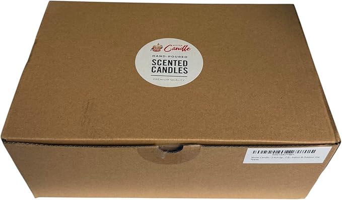 Mister Candle Dripless Vanilla Scented Ivory Pillar Candles Set of 3, Hand Made Vanilla Pillar Candles with Essential Oils for Home Decor, Premium Wax, 80 Hr Burn Time (3x6 inch) - Bloomnest