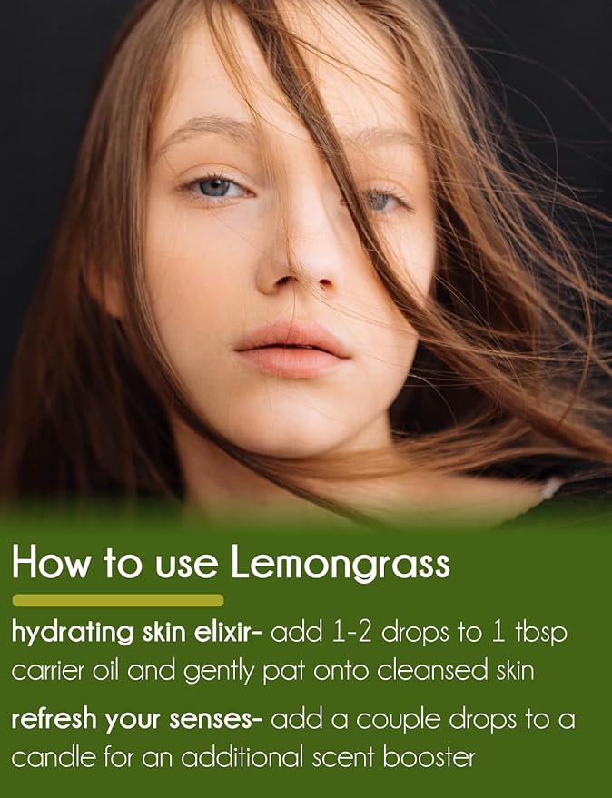 Lemongrass Essential Oil - 15 ml - 100% Pure Essential Oil - GreenHealth Greenals