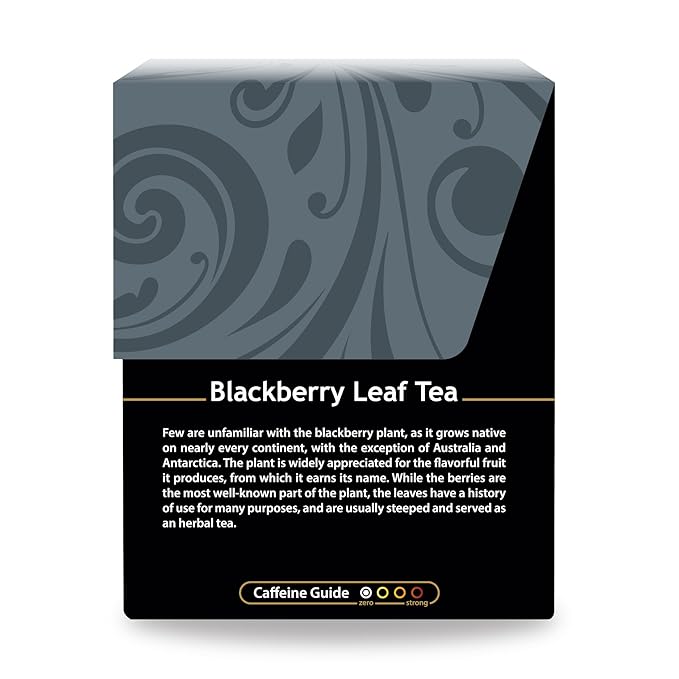 Buddha Teas Organic Blackberry Leaf Tea - OU Kosher, USDA Organic, CCOF, 18 Bleach-Free Tea Bag - Bloomnest