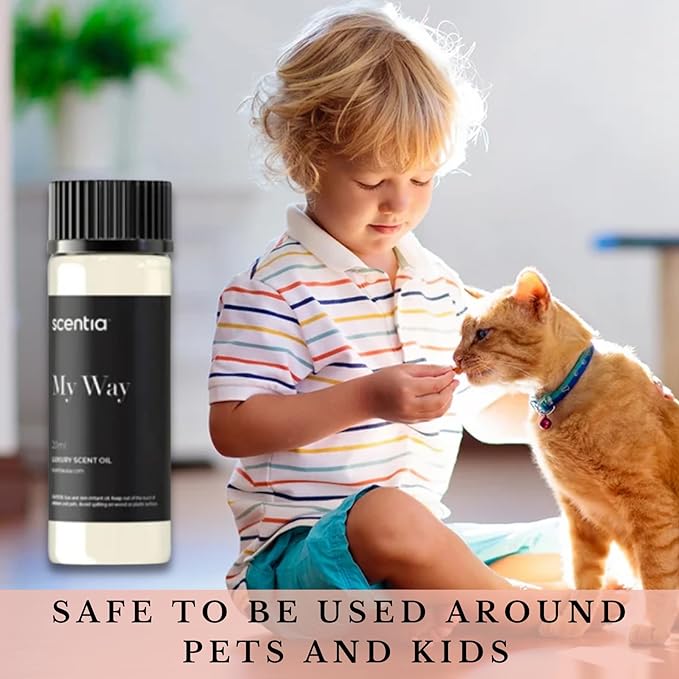 Scentia My Way Hotel Diffuser Oil Inspired by The 1 Hotel Miami Beach - 20 ml 0.67 fl oz - Fragrance Oil Blend Sandalwood, Cedar & Lemon Notes for Aromatherapy Diffusers and Humidifiers - Bloomnest