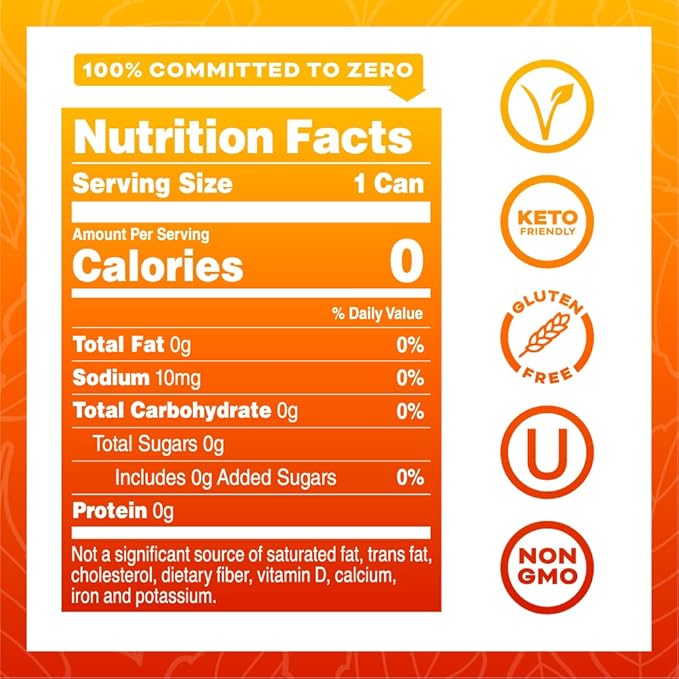 Yerbaé Energy Seltzer - Orange Cherry Pineapple No Sugar/Calories/Carbs. Energized by Yerba Mate, Naturally Caffeinated Plant-Based, Healthy Alternative to Coffee/Sugary Sodas, Pack of 12, 12oz cans - Bloomnest