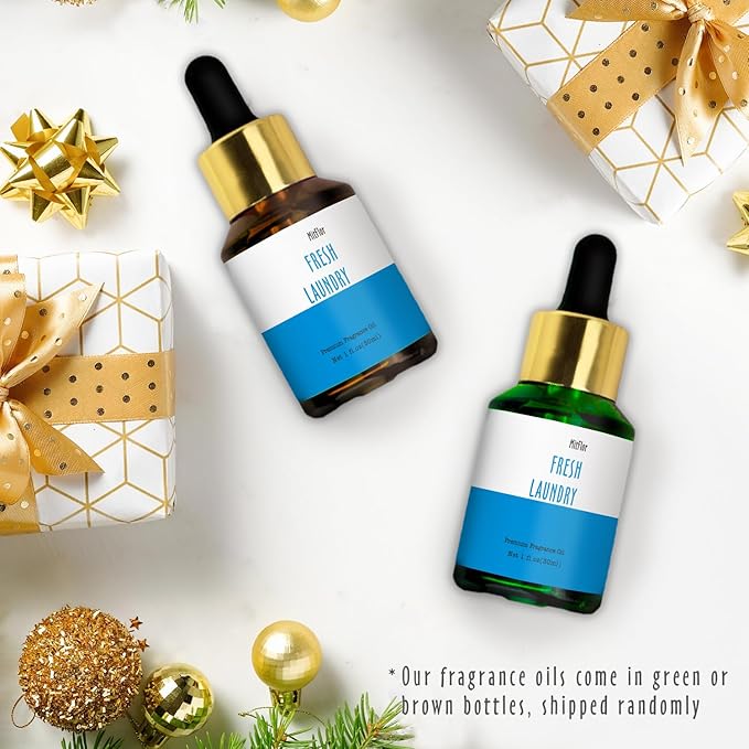 Fresh Laundry Fragrance Oil, MitFlor Single Scented Oil, Large Size Premium Grade Fragrance Oil for Soap & Candle Making, Aromatherapy Diffuser Oil, Refreshing Lemony Scent for Home Fragrance, 30 ml - Bloomnest