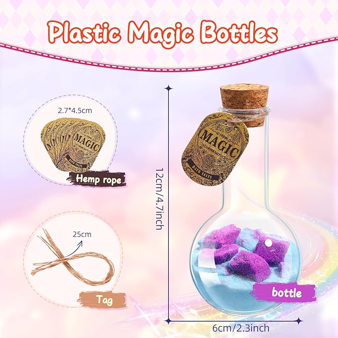 MeCids Magic Potion Bubble Bath Bombs for Kids -Bath Color Tablets Bath Potions for Toddlers Ages 4-12 Fun Science Kit Gift for Birthday, Halloween，Christmas- 6 Pack - Bloomnest