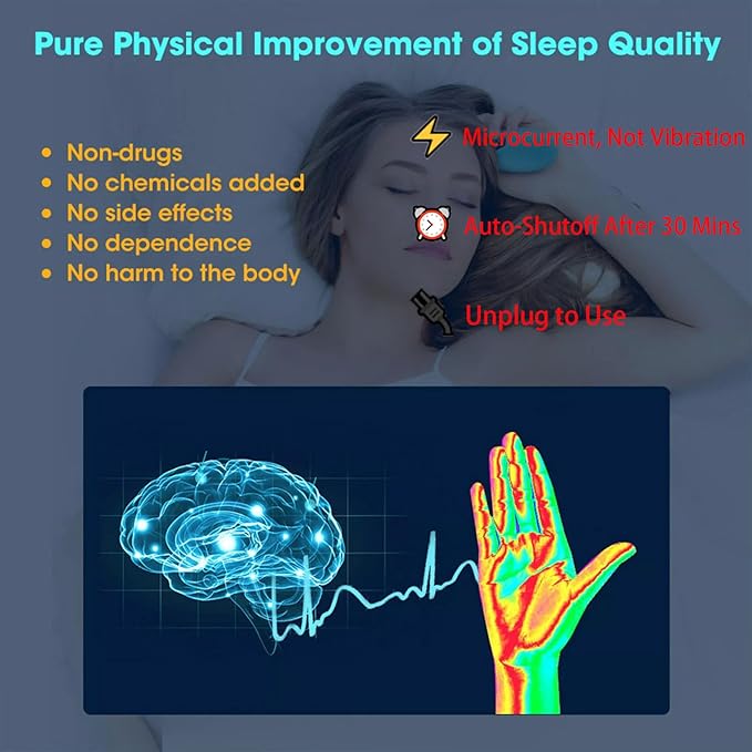 Generic Neurocontrol Relaxation Tool - Portable Anxiety Device (White, 1Pcs) Bloomnest