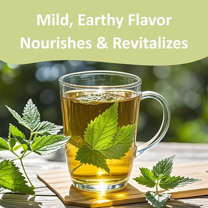 Ovikaso Tea, Nettle Leaf Tea Bags, 50 Pyramid Tea Bags, 1.5g/bag, Natural Stinging Nettle Tea, Direct from Source, Rich in Antioxidants & Support Bone Health, Herbal Tea - Bloomnest
