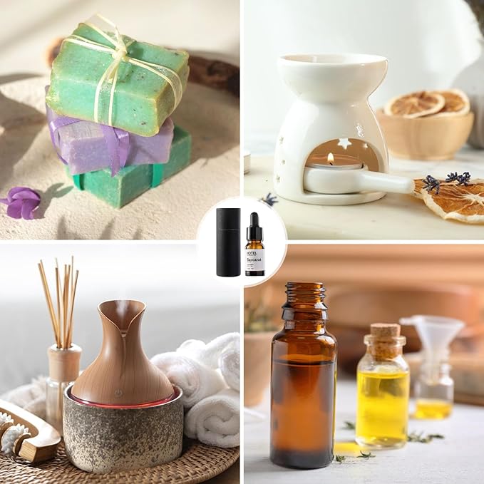 Hotel Essential Oils - Inspired by 5-Star Hotel Baccarat for Waterless Diffuser & Ultrasonic and Crafting for Ultrasonic and Crafting 0.34 Fl Oz (Pack of 1) - Bloomnest