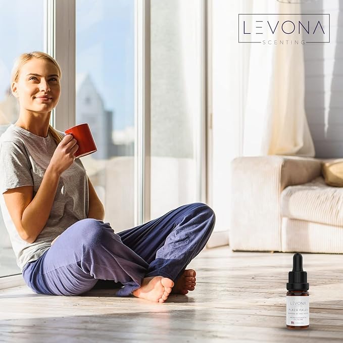 Levona Scent Essential Oils - Scents for Home, Hotel & Office Use - Perfect for Home Diffuser & Humidifiers - Aroma Fragrance Oil, Ideal for Massage, Relaxation, and Spa - Plaza Falls, 10ml - Bloomnest