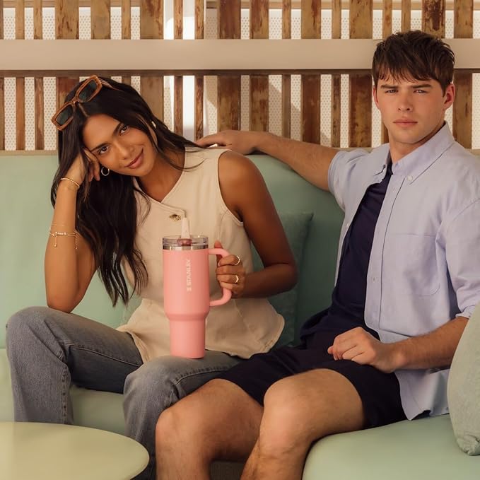 STANLEY Quencher ProTour Flip Straw Tumbler with Leakproof Lid | Built-In Straw & Handle | Cupholder Compatible for Travel | Insulated Stainless Steel Cup | BPA-Free