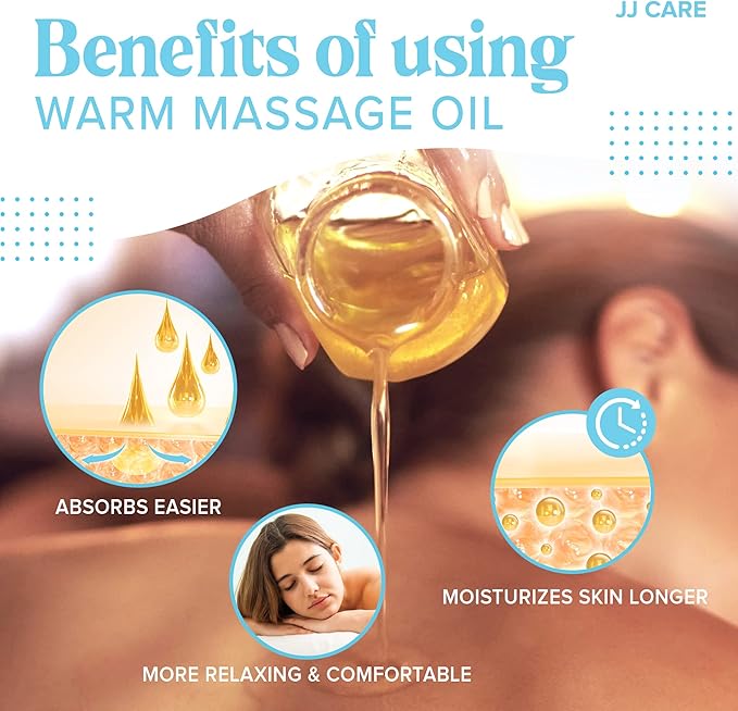 JJ CARE Lotion Warmer and Massage Oil Warmer Includes 300ml Pump Bottle, Electric Lotion Warmer Dispenser Heated, Cream & Lube Warmer Dispenser for Home, Spa, Beauty Salon & Barber Shops - Bloomnest