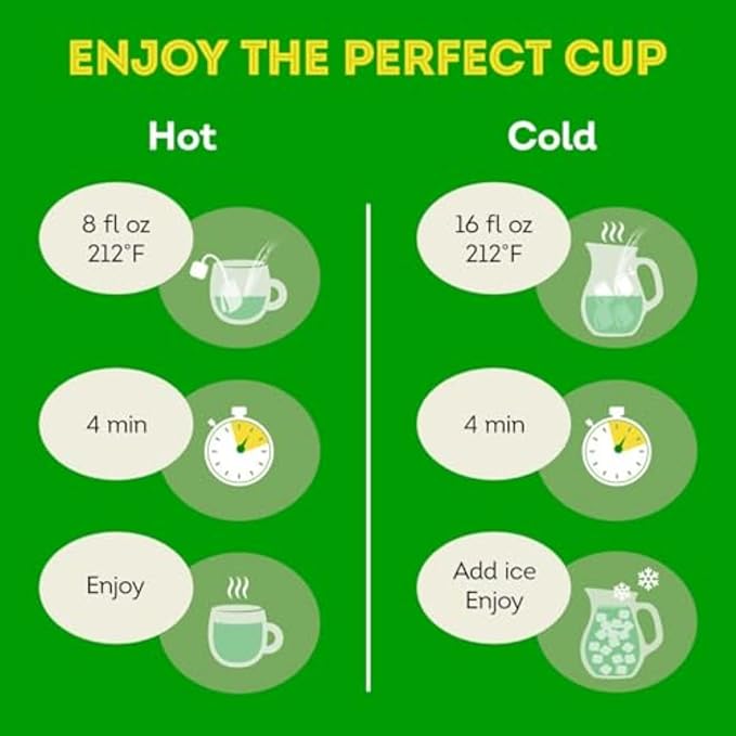 Lipton Lemon Green Tea Bags, Flavored, Unsweetened Teabags for Hot Tea or Iced Tea with Caffeine and Flavonoids, 120 Total Tea Bags (20ct - Pack of 6) - Bloomnest