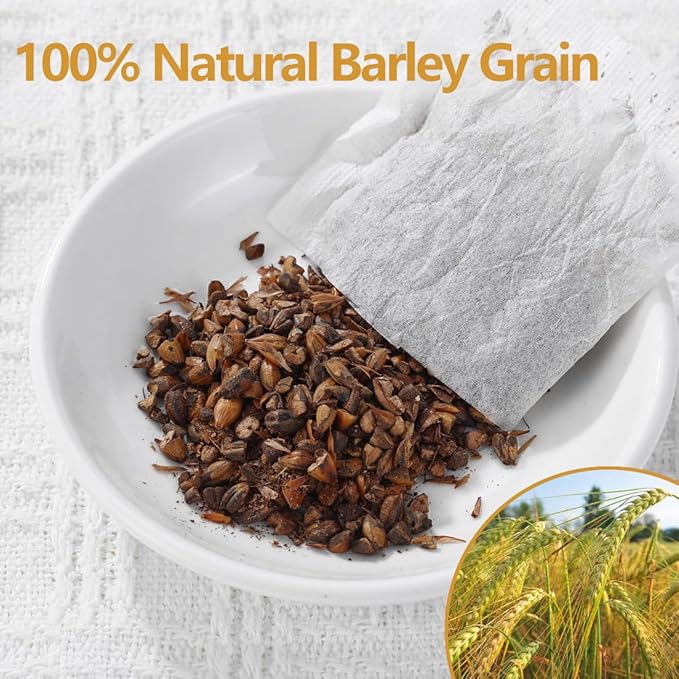 60 Premium Barley Tea Bags, Made with 100% Natural Roasted Barley Grain, Damai Cha - Digestion Support & Rich in Nutrition, No Additives & Caffeine Free. - Bloomnest